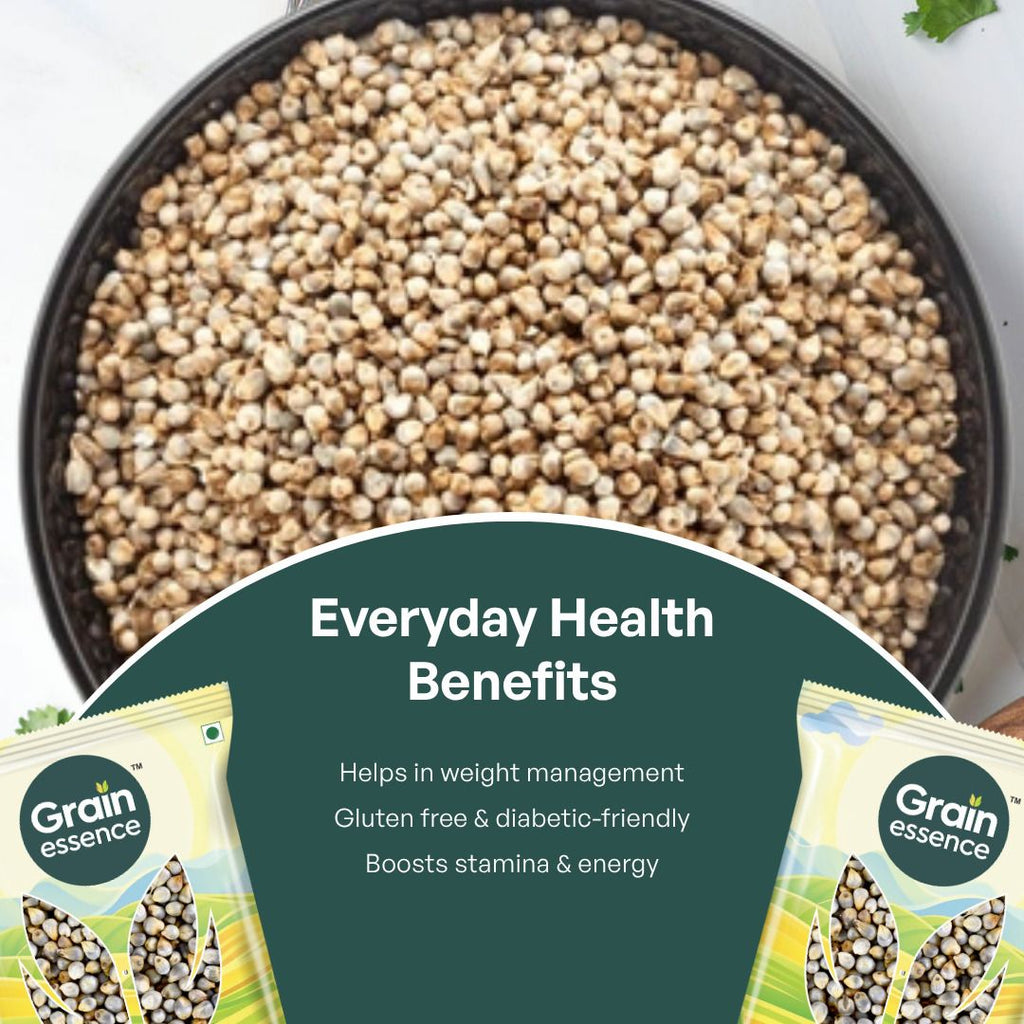GRAIN ESSENCE Bajra Unpolished Pearl Millet, Gluten Free Whole Grain, Bajra for Rotis, Khichdi Pearl Millet (1 kg) - view 5