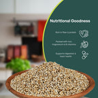 GRAIN ESSENCE Bajra Unpolished Pearl Millet, Gluten Free Whole Grain, Bajra for Rotis, Khichdi Pearl Millet (1 kg) - view 4