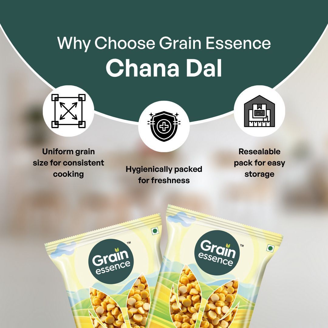 GRAIN ESSENCE Yellow Chana Dal (Split) (NA) (1 kg) - view 8