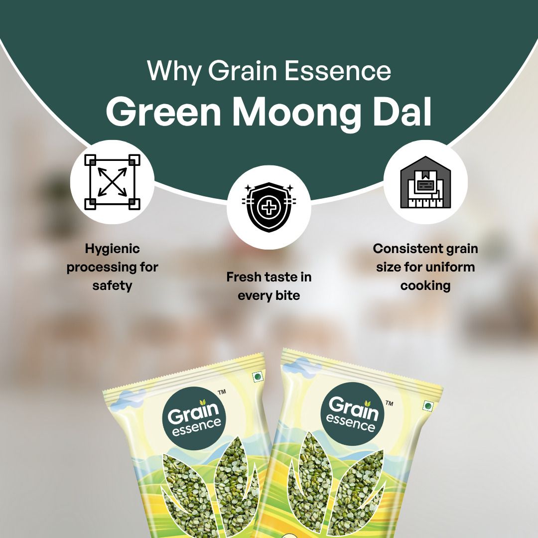 GRAIN ESSENCE Moong Dal (Split) (1 kg) - view 8