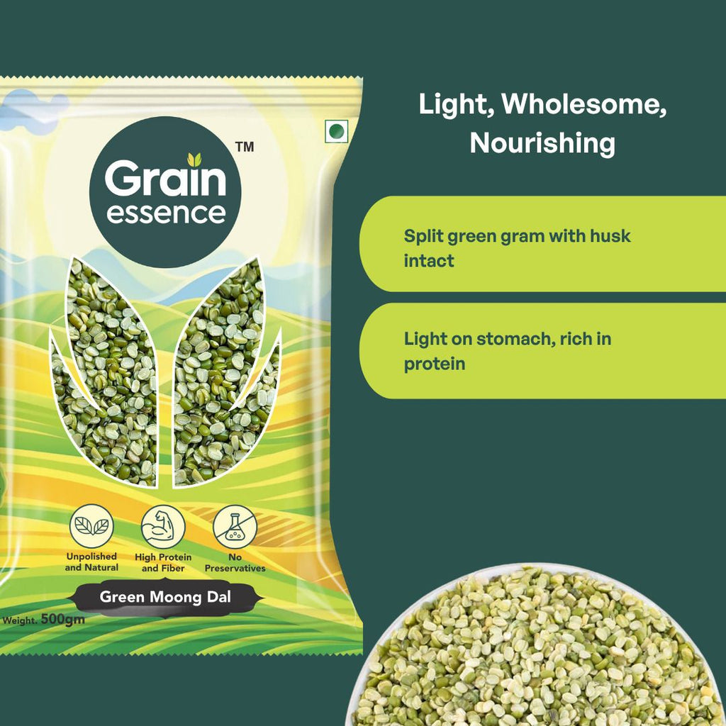 GRAIN ESSENCE Moong Dal (Split) (1 kg) - view 3