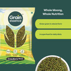 GRAIN ESSENCE Green Moong Dal (Whole) (Whole Pulses) (1 kg) - view 3