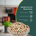 GRAIN ESSENCE White Kabuli Chana (Whole) (Best Quality, Mother's Choice) (1 kg) - view 4