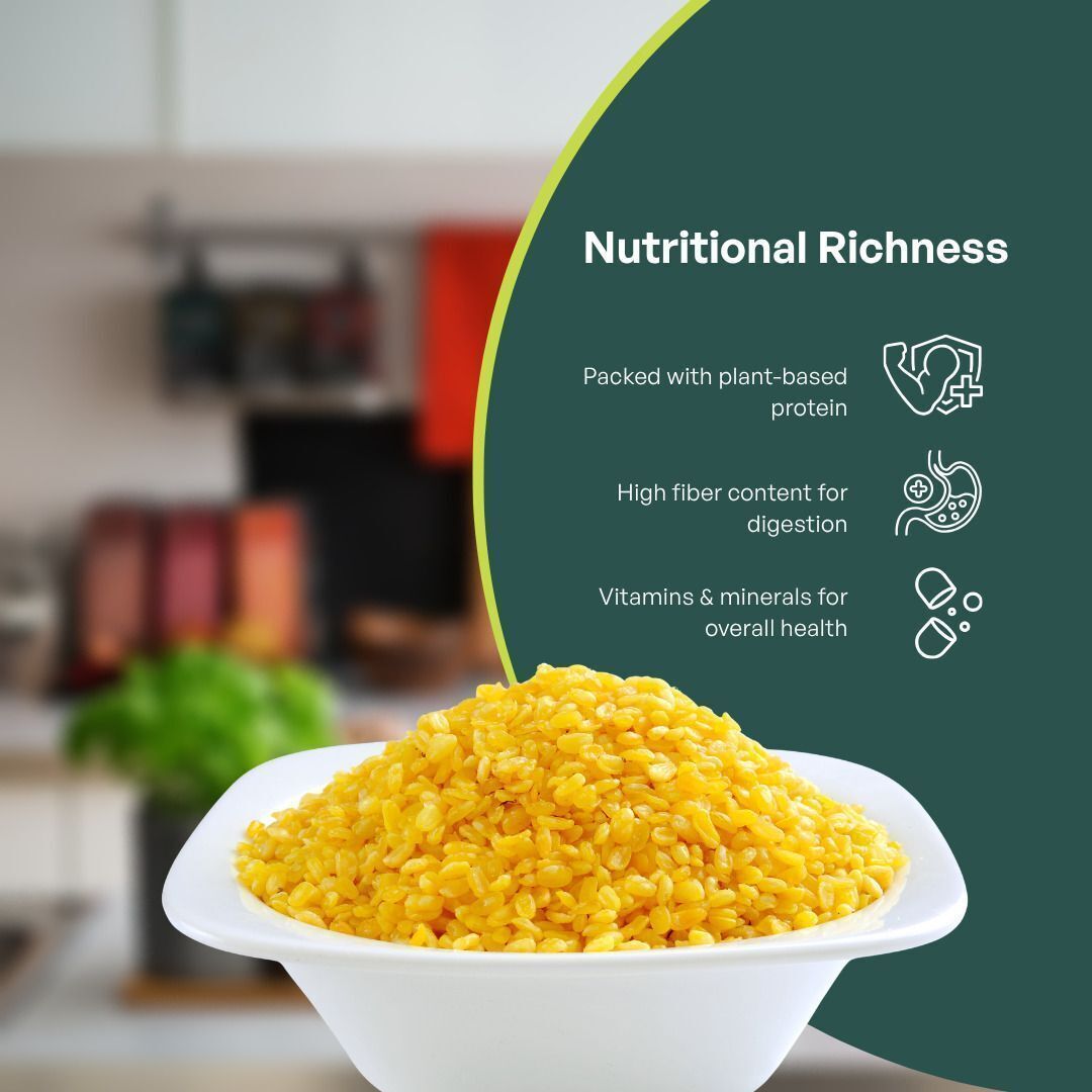 GRAIN ESSENCE Yellow Moong Sona (Split) (Unpolished, Best Quality, Mother's Love) (1 kg) - view 4