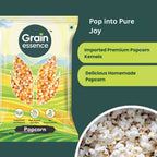 GRAIN ESSENCE Popcorn Kernels, Raw Corn for Fresh Homemade Popcorn Natural Maize Seeds Raw Maize Popcorn (1 kg) - view 3