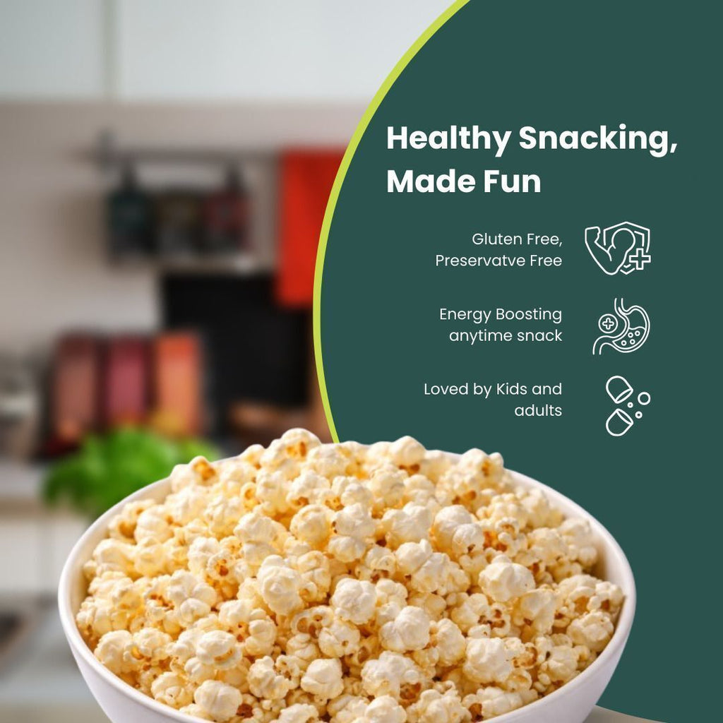 GRAIN ESSENCE Popcorn Kernels, Raw Corn for Fresh Homemade Popcorn Natural Maize Seeds Raw Maize Popcorn (1 kg) - view 4