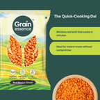 GRAIN ESSENCE Red Masoor Chhanti (Whole) (Whole Pulses) (1 kg) - view 3