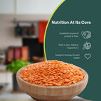 GRAIN ESSENCE Red Masoor Chhanti (Whole) (Whole Pulses) (1 kg) - view 4
