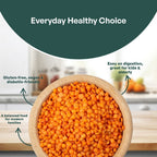 GRAIN ESSENCE Red Masoor Chhanti (Whole) (Whole Pulses) (1 kg) - view 6