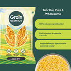 GRAIN ESSENCE Yellow Toor/Arhar Dal (Split) (Split Dal, Best Quality, Unpolished) (1 kg) - view 3