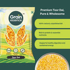 GRAIN ESSENCE Yellow Toor/Arhar Dal (Split) (Split Dal) (1 kg) - view 3
