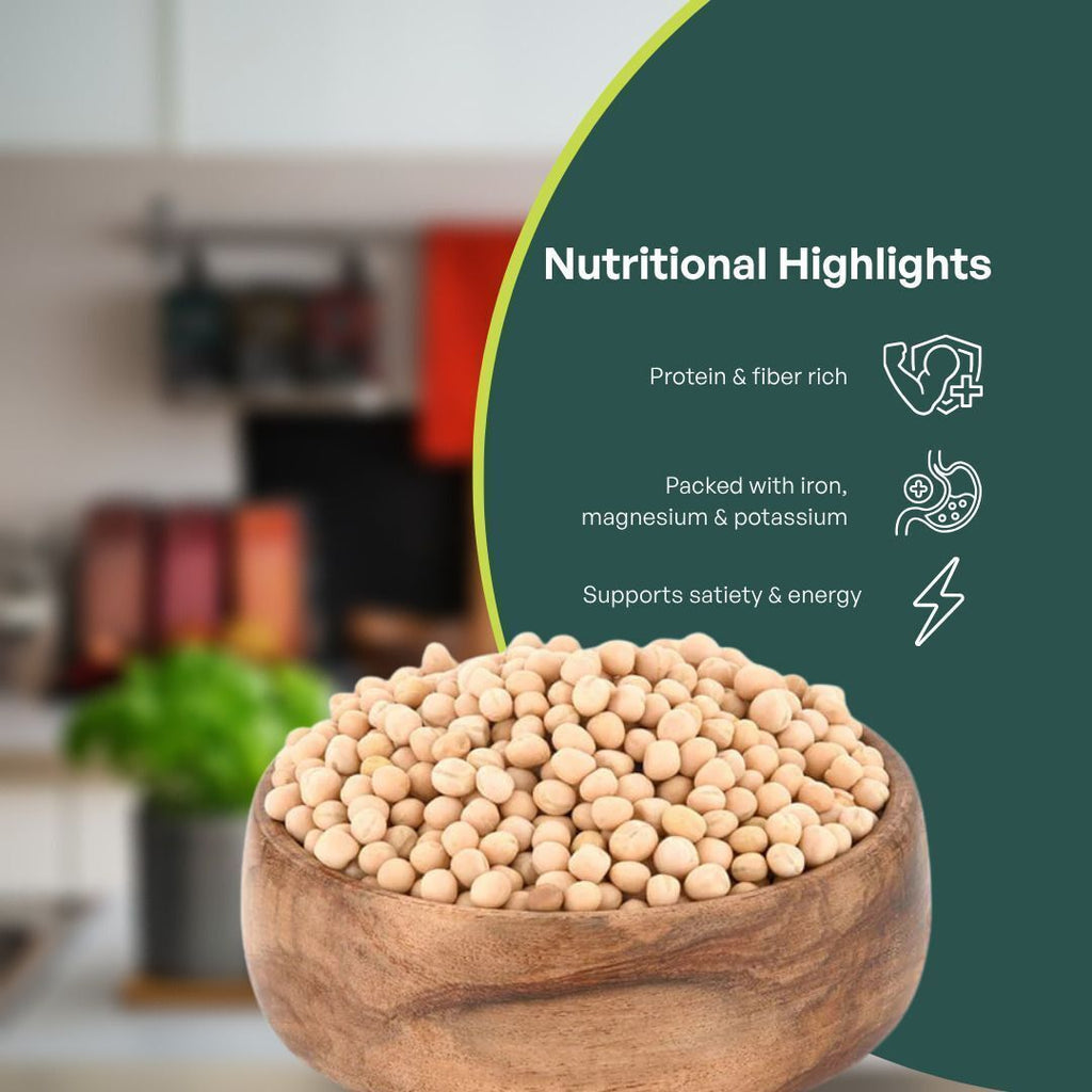 GRAIN ESSENCE White Matar Dal (Whole) (Whole Pulses) (1 kg) - view 4