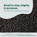 GRAIN ESSENCE Grain Essence Premium Basil Seeds (Sabja Seeds) | 100% Natural, Raw & Unpolished Basil Seeds (100 g) - view 7