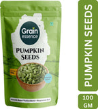 GRAIN ESSENCE Grain Essence Premium Raw Pumpkin Seeds | 100% Natural, Unroasted & Unpolished Pumpkin Seeds (100 g)