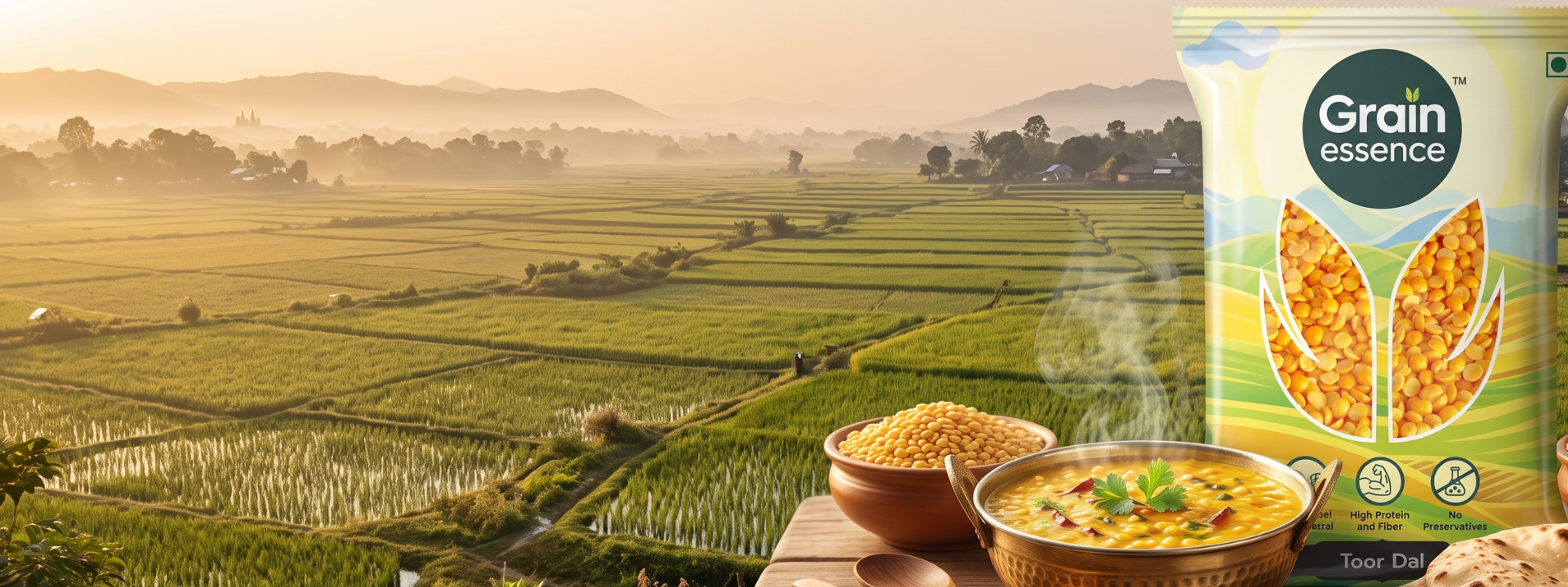 Pure Grains. Honest Food.