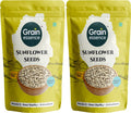 GRAIN ESSENCE Grain Essence Premium Sunflower Seeds | 100% Natural, Raw & Unroasted | Sunflower Seeds (2 x 100 g)