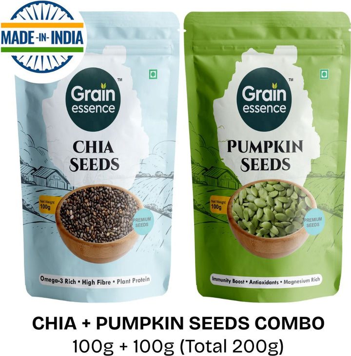 Chia Seeds + Pumpkin Seeds Combo