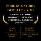 GRAIN ESSENCE Grain Essence Premium Flax Seeds | 100% Natural, Raw & Unpolished | Brown Flax Seeds (200 g) - view 3