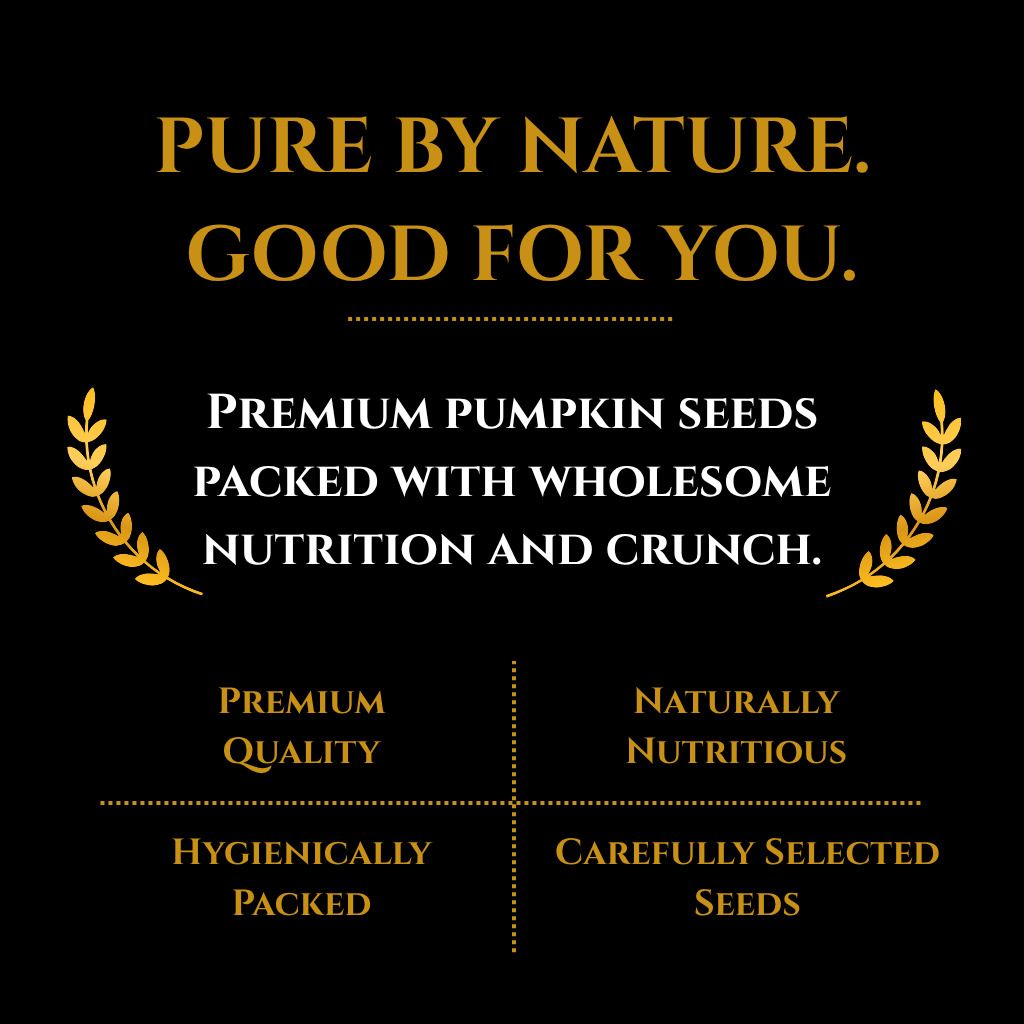 GRAIN ESSENCE Grain Essence Premium Raw Pumpkin Seeds | 100% Natural, Unroasted & Unpolished | Pumpkin Seeds (2 x 200 g) - view 3