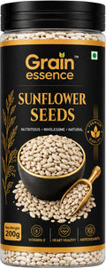 GRAIN ESSENCE Grain Essence Premium Sunflower Seeds | 100% Natural, Raw & Unroasted | Sunflower Seeds (200 g)