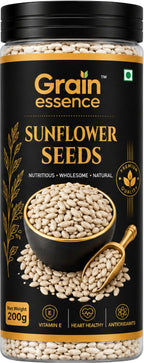 GRAIN ESSENCE Grain Essence Premium Sunflower Seeds | 100% Natural, Raw & Unroasted | Sunflower Seeds (200 g)
