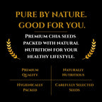 GRAIN ESSENCE Premium Chia Seeds | 100% Natural, Raw & Unpolished Superfood Chia Seeds (2 x 200 g) - view 3