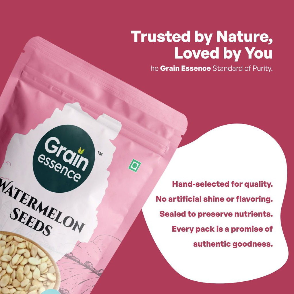 GRAIN ESSENCE Grain Essence Premium Super Seeds Combo | Watermelon, Pumpkin & Sunflower Seeds Pumpkin Seeds, Watermelon Seeds, Sunflower Seeds (3 x 250 g) - view 6