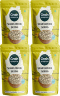 GRAIN ESSENCE Grain Essence Premium Sunflower Seeds | 100% Natural, Raw & Unroasted | Sunflower Seeds (4 x 100 g)