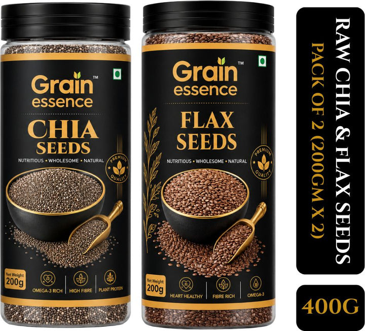 Chia + Flax Seeds Jar Combo