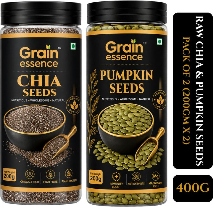 Chia Seed + Pumpkin Seed Jar Combo
