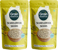 GRAIN ESSENCE Grain Essence Premium Sunflower Seeds | 100% Natural, Raw & Unroasted | Sunflower Seeds (2 x 250 g)
