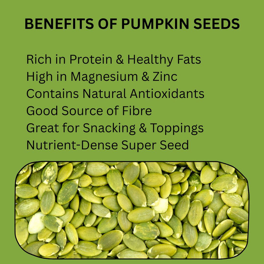 GRAIN ESSENCE Chia Seeds + Pumpkin Seeds Combo | Omega 3 Rich | High Fibre | Magnesium Rich Chia Seeds, Pumpkin Seeds (2 x 100 g) - view 3