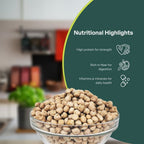 GRAIN ESSENCE White Kabuli Chana (Whole) (Big Size, Whole Pulses) (1 kg) - view 4