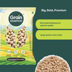 GRAIN ESSENCE White Kabuli Chana (Whole) (Big Size, Whole Pulses) (1 kg) - view 3