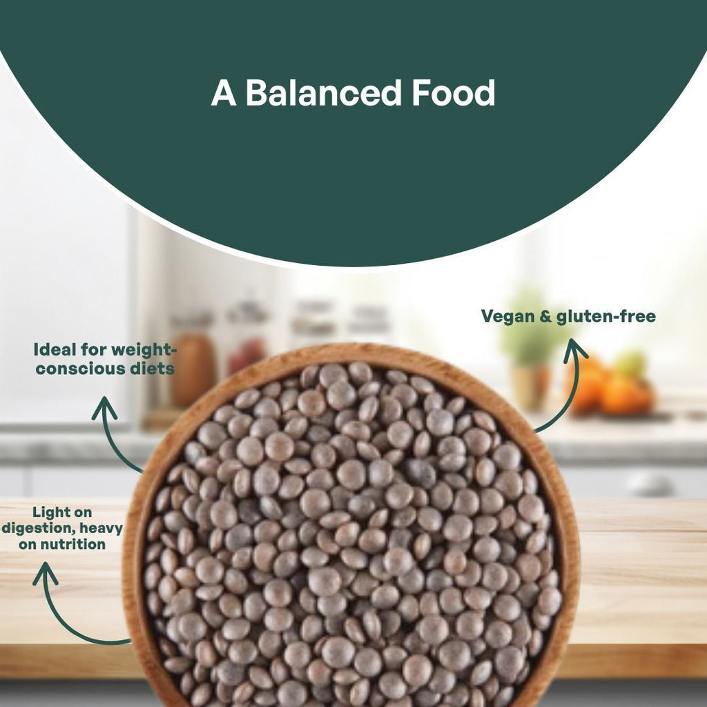GRAIN ESSENCE Masoor Dal (Whole) (Unpolished, Best Quality, Kala Masoor) (500 g) - view 6