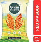 GRAIN ESSENCE Red Masoor Chhanti (Whole) (Whole Pulses) (500 g)