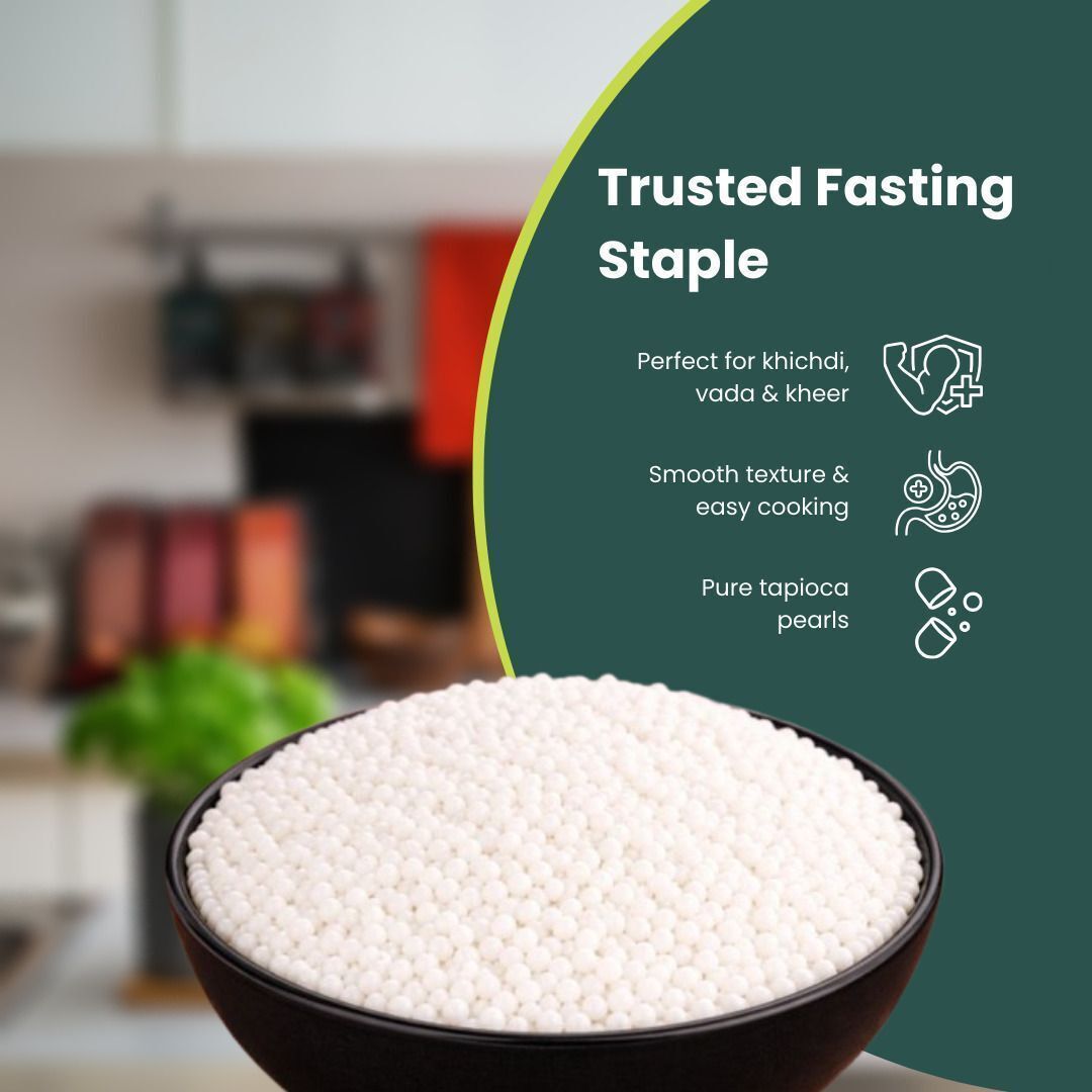 GRAIN ESSENCE Sabudana Premium | Fasting Special Food | Quick Energy Snack (500g) Sago (500 g) - view 4