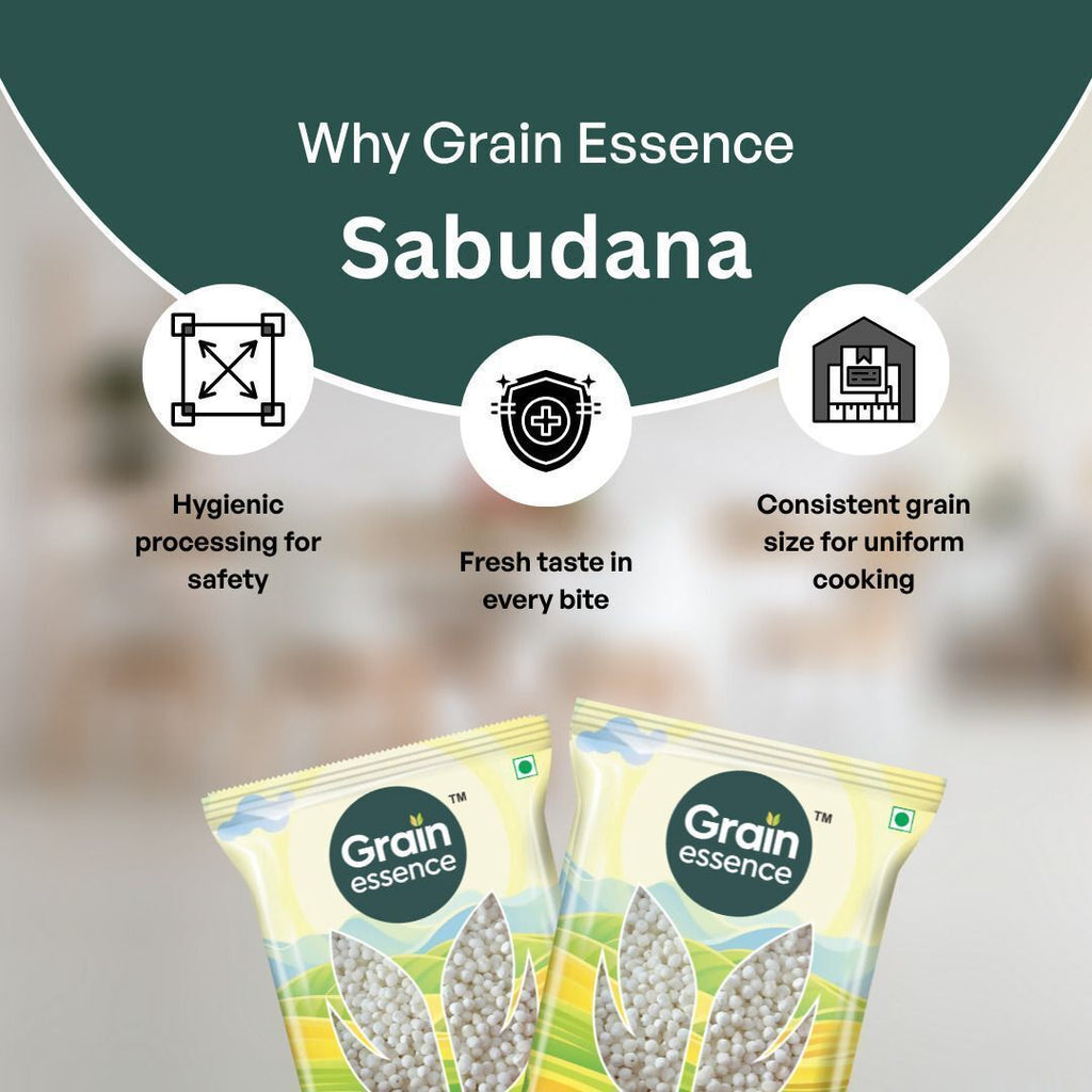 GRAIN ESSENCE Sabudana Premium | Fasting Special Food | Quick Energy Snack (500g) Sago (500 g) - view 8