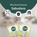 GRAIN ESSENCE Sabudana Premium | Fasting Special Food | Quick Energy Snack (500g) Sago (500 g) - view 8