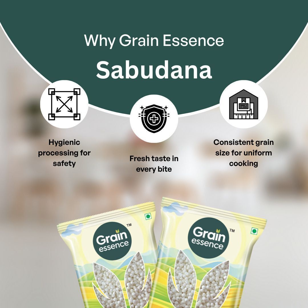 GRAIN ESSENCE Sabudana Premium | Fasting Special Food | Quick Energy Snack (500g) Sago (500 g) - view 8