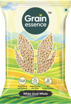GRAIN ESSENCE White Urad Dal (Whole) (Whole Pulses) (500 g)