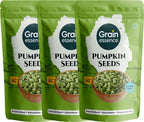 GRAIN ESSENCE Grain Essence Premium Raw Pumpkin Seeds | 100% Natural, Unroasted & Unpolished | Pumpkin Seeds (3 x 250 g)