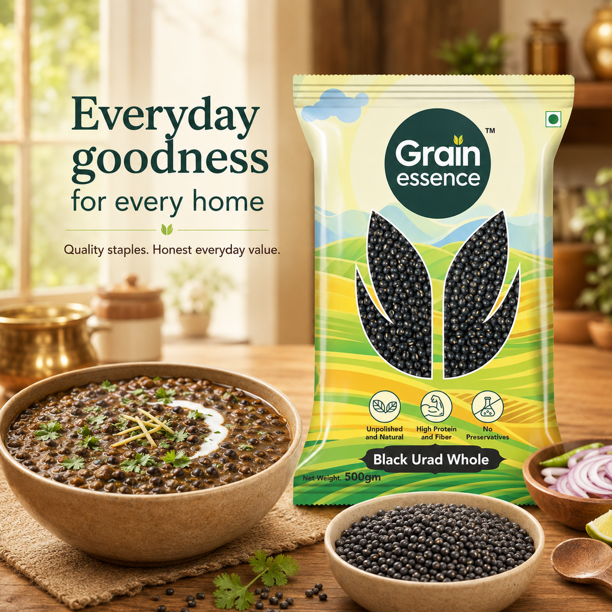 Black Urad Whole (Sabut Urad)