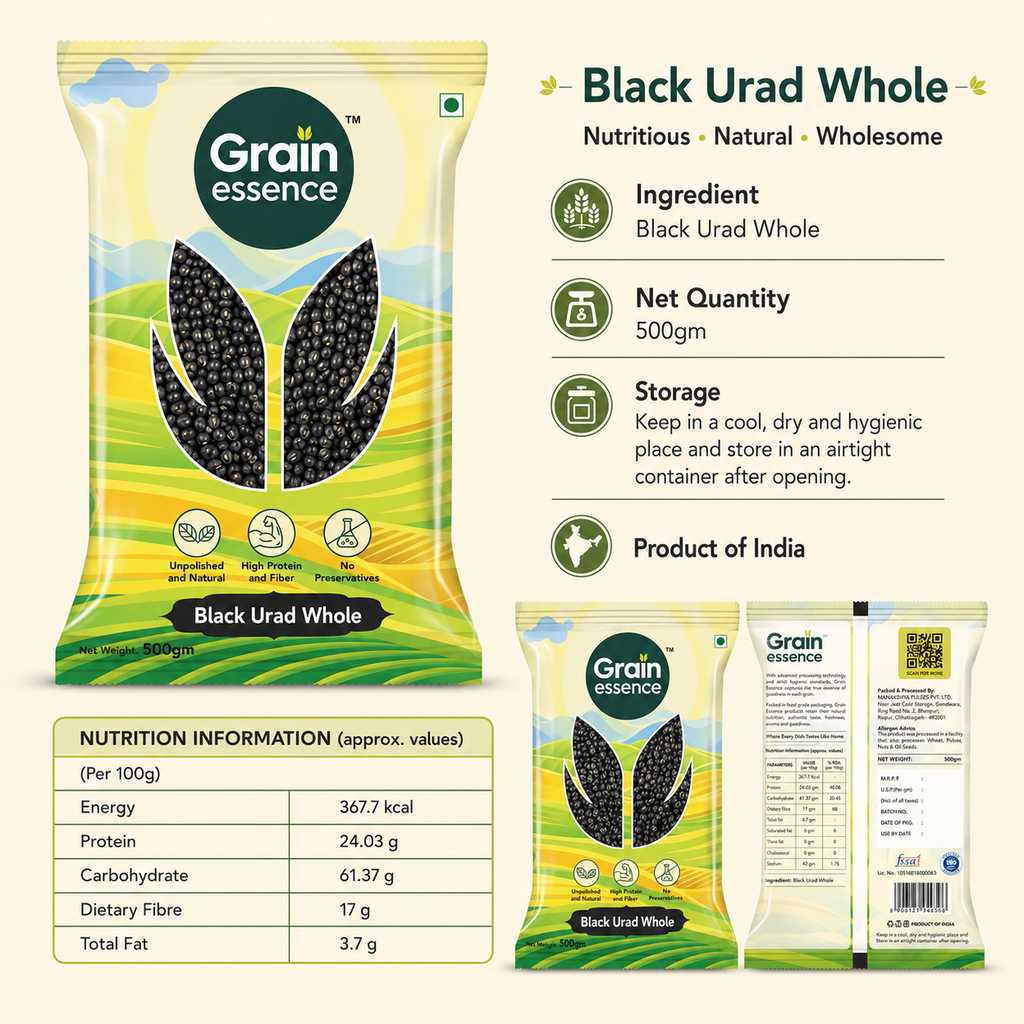 Black Urad Whole (Sabut Urad)