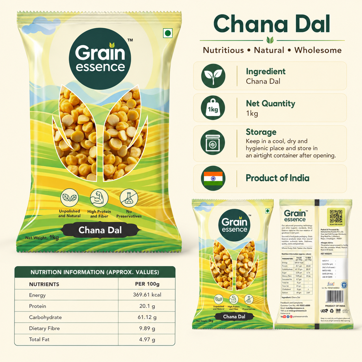 Chana Dal (Gram Dal)
