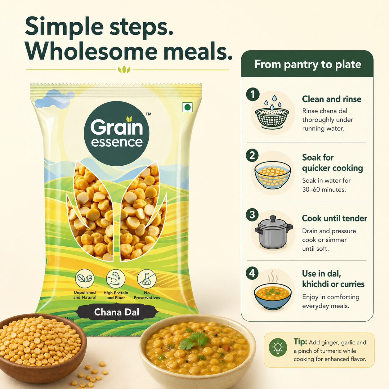 Chana Dal (Gram Dal)