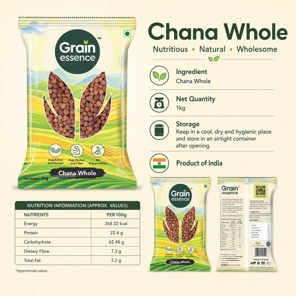 Brown Chana Whole (Bengal Gram)