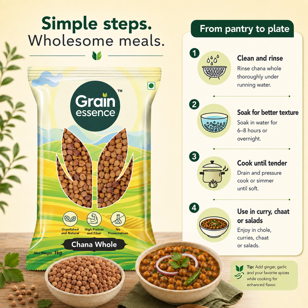 Brown Chana Whole (Bengal Gram)
