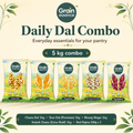 Daily Dal Combo (Chana Dal, Toor Dal, Moong Dal, Kabuli Chana, Rajma)