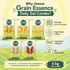 Daily Dal Combo (Chana Dal, Toor Dal, Moong Dal, Kabuli Chana, Rajma)